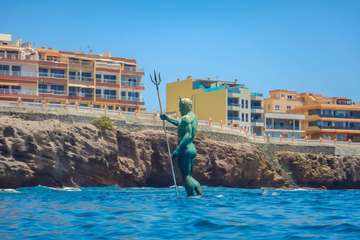 Oleaje en las playas de Telde/Antonio Rico.
